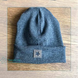Baby-Beanie aus weichem Rippjersey für coole Babys
