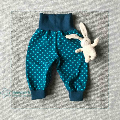 handgenähte Baby-Pumphose aus Ökotex Stoff