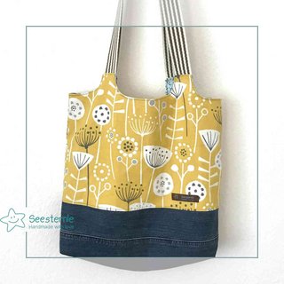 sonnenwarme upcyceling Tasche - handgenäht