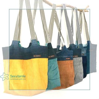 Seesternle - handgenähte Taschen aus Jeansstoff und Cord - diverse Modelle